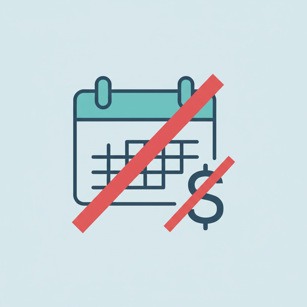 A cool icon to describe "no monthly subscription fees"